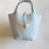 Hermès Picotin Lock Bag 18cm –Holy Grail Blue