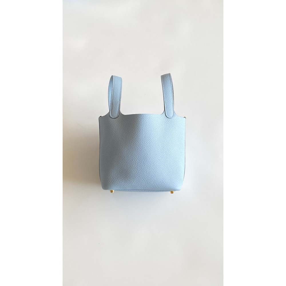 Hermès Picotin Lock Bag 18cm –Haze Blue
