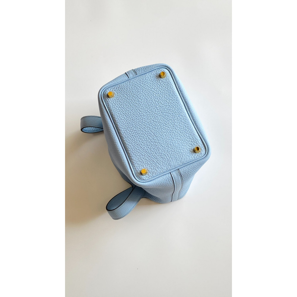 Hermès Picotin Lock Bag 18cm –Haze Blue