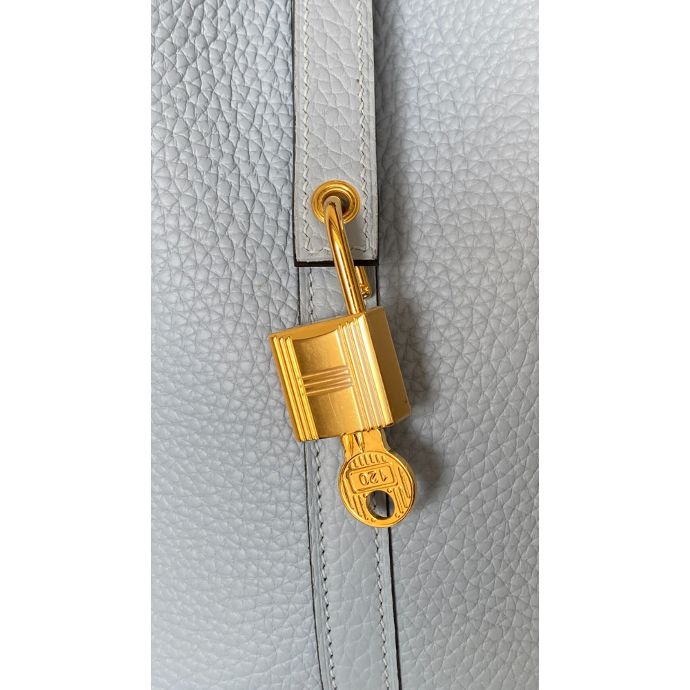 Hermès Picotin Lock Bag 18cm –Haze Blue