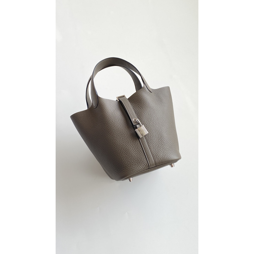 Hermès Picotin Lock Bag 18cm – 8F Tin Gray
