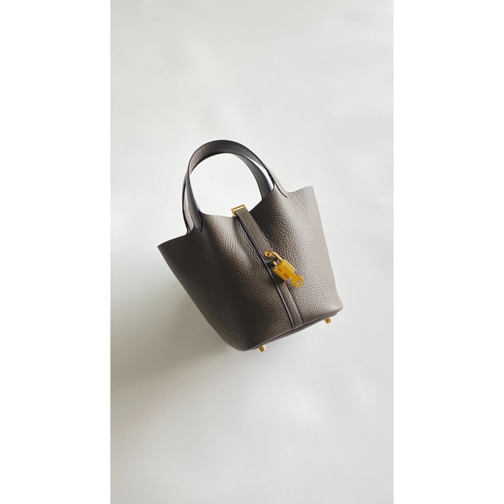 Hermès Picotin Lock Bag 18cm – 8F Tin Gray