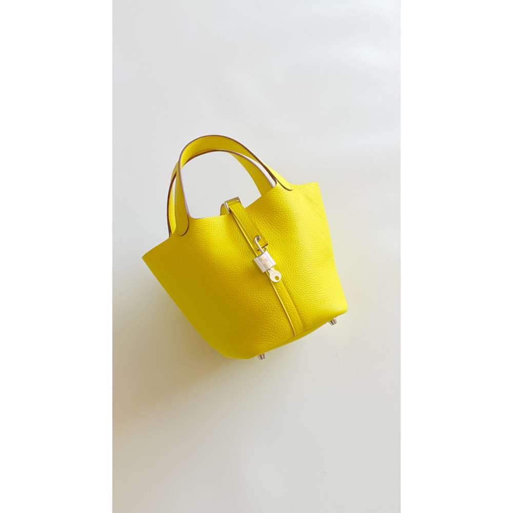 Hermès Picotin Lock Bag 18cm – 9R Lemon Yellow