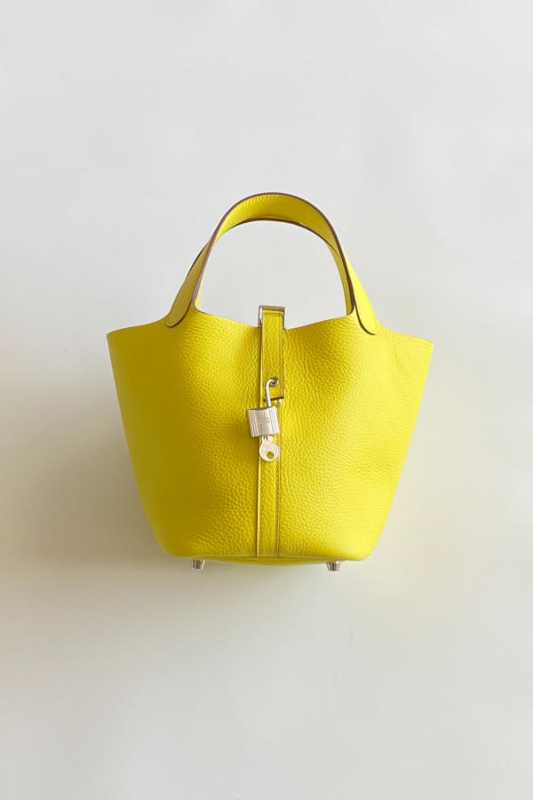Hermès Picotin Lock Bag 18cm – 9R Lemon Yellow