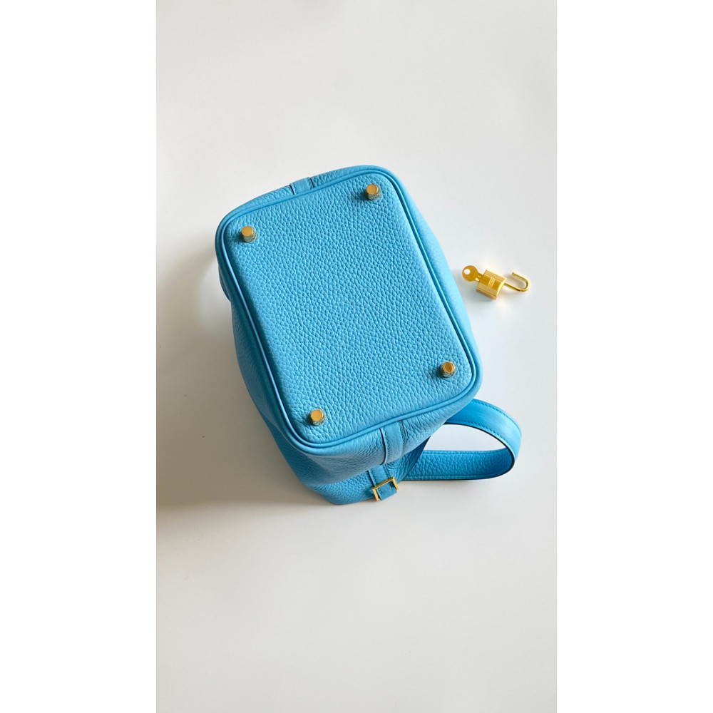 Hermès Picotin Lock Bag 18cm – Macaron Blue