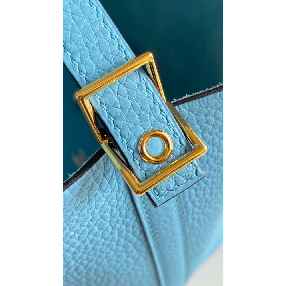 Hermès Picotin Lock Bag 18cm – Macaron Blue