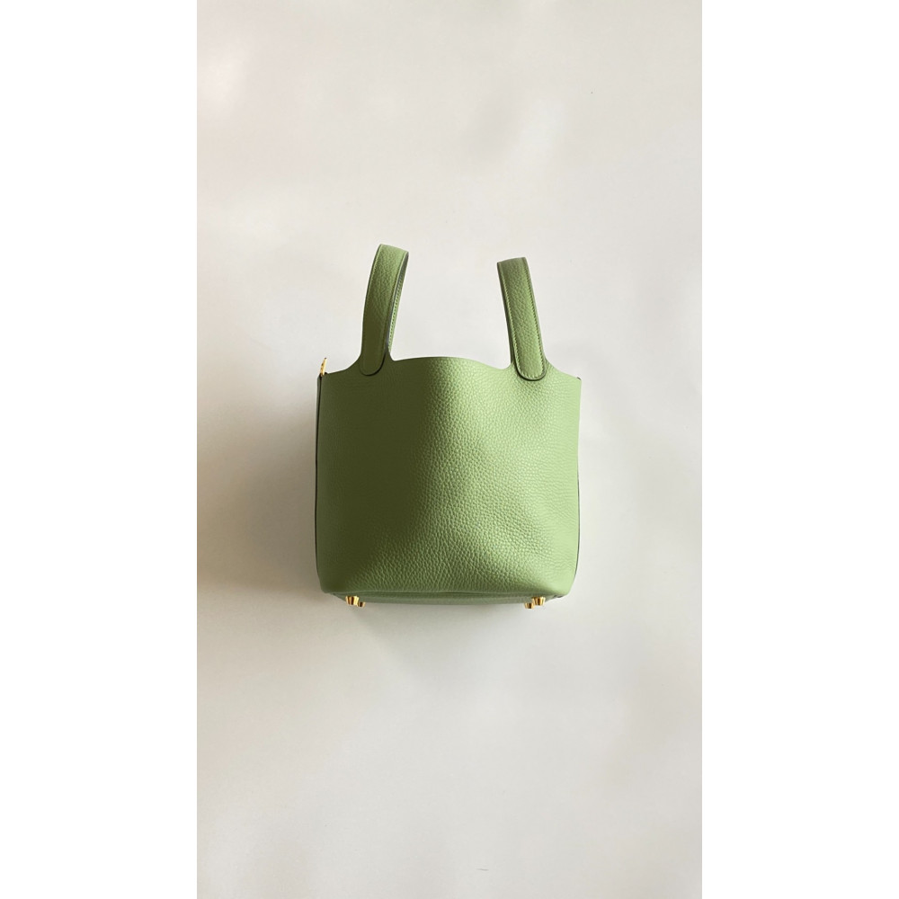 Hermès Picotin Lock Bag 18cm –  Avocado Green