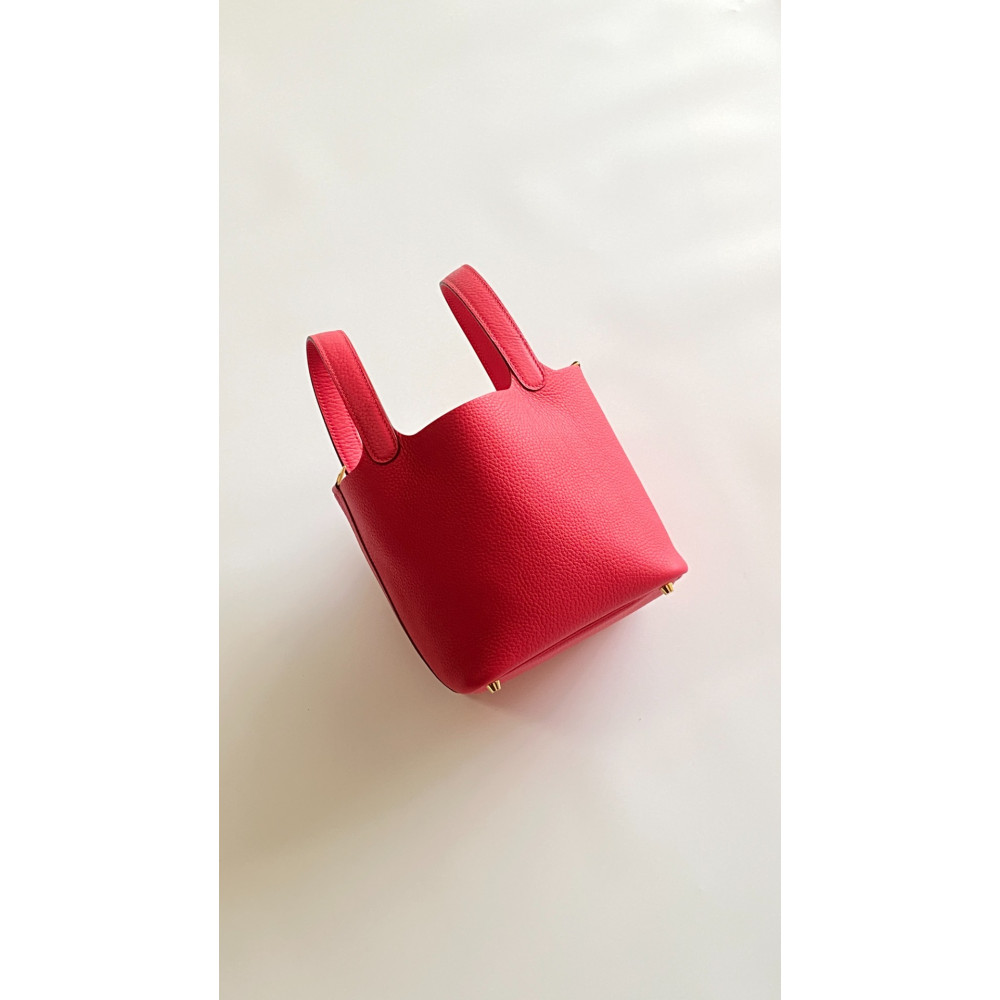 Hermès Picotin Lock Bag 18cm –  National Flag Red