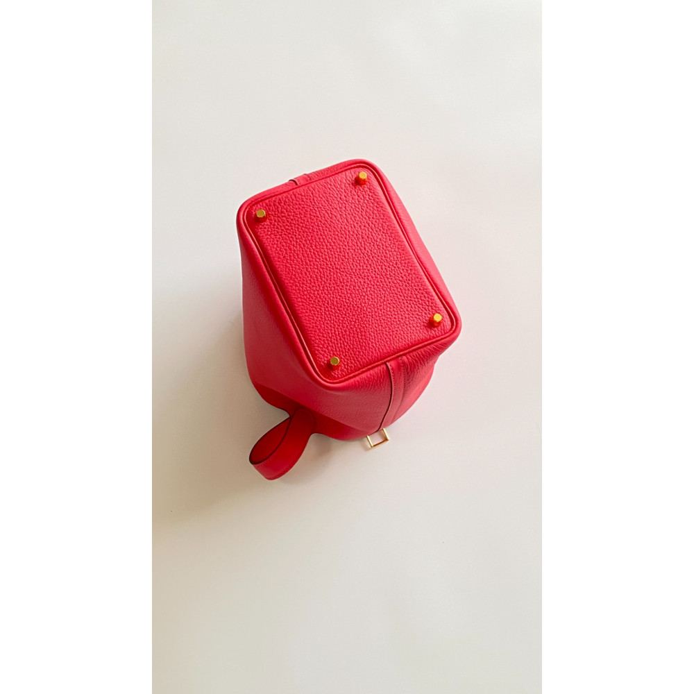 Hermès Picotin Lock Bag 18cm –  National Flag Red