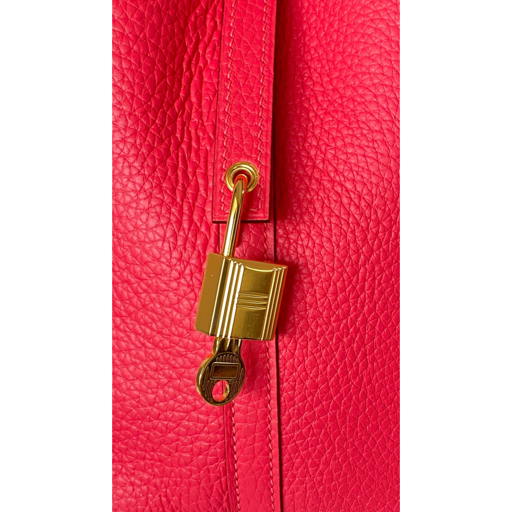 Hermès Picotin Lock Bag 18cm –  National Flag Red