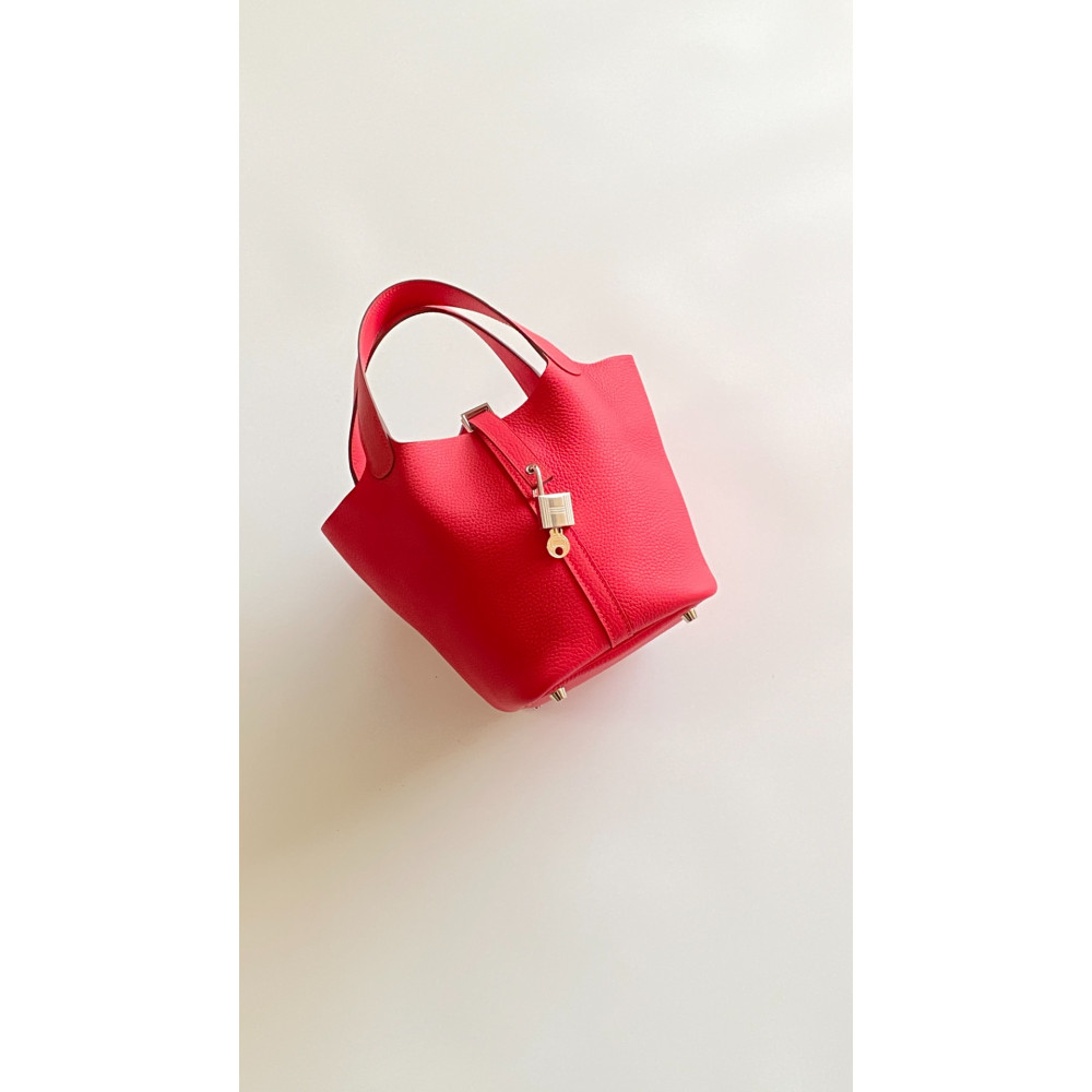 Hermès Picotin Lock Bag 18cm –  National Flag Red
