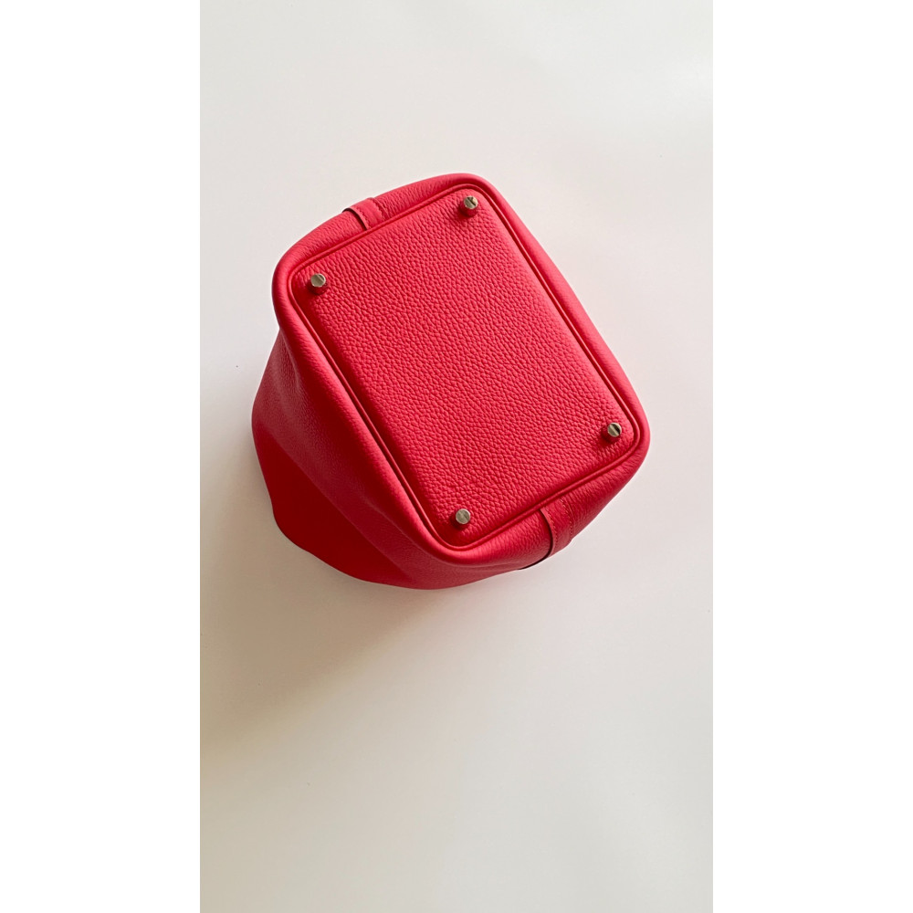 Hermès Picotin Lock Bag 18cm –  National Flag Red