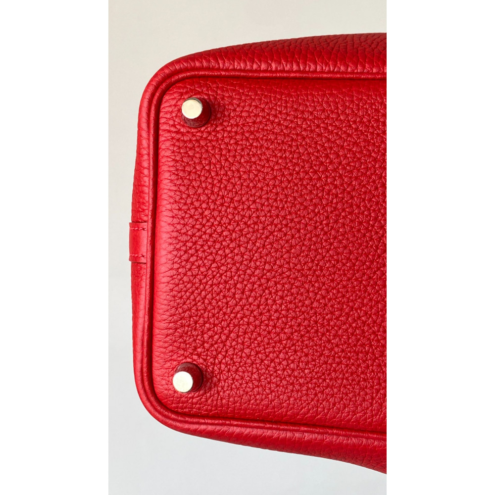 Hermès Picotin Lock Bag 18cm –  National Flag Red