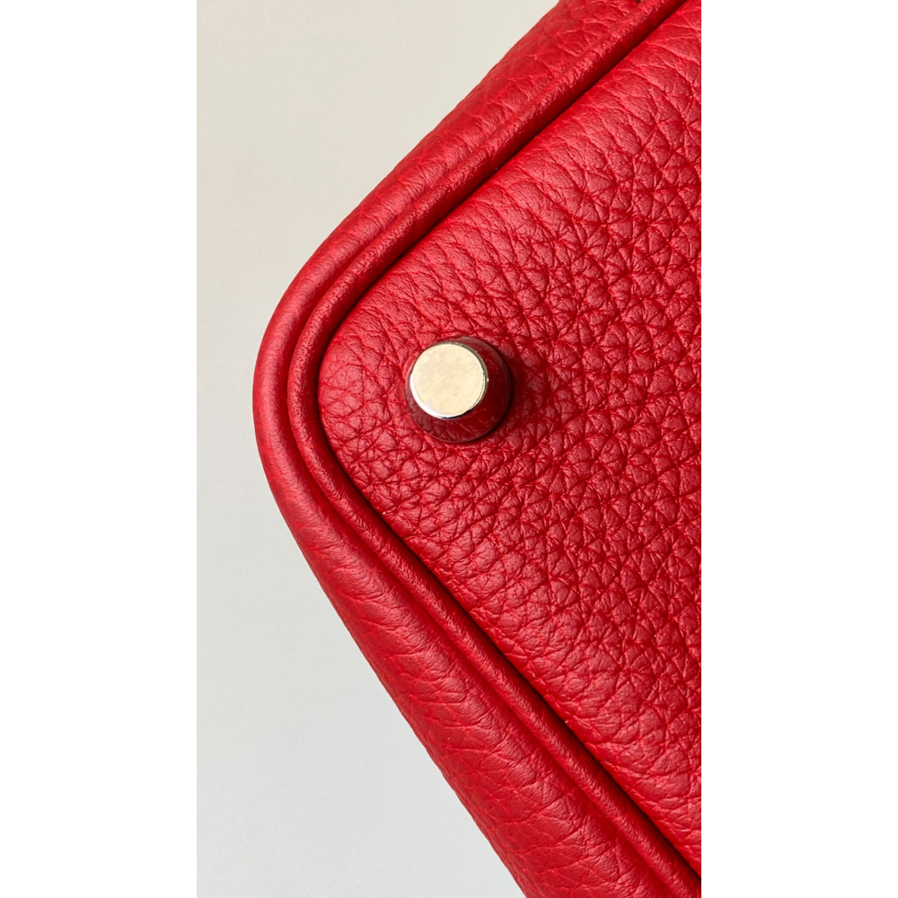 Hermès Picotin Lock Bag 18cm –  National Flag Red