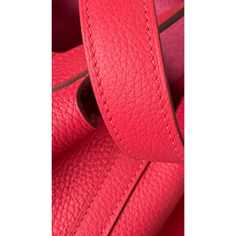 Hermès Picotin Lock Bag 18cm –  National Flag Red