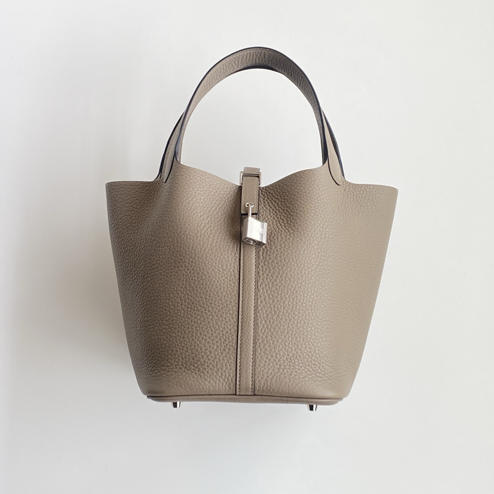 Hermès Picotin Lock Bag 18cm – Asphalt Gray