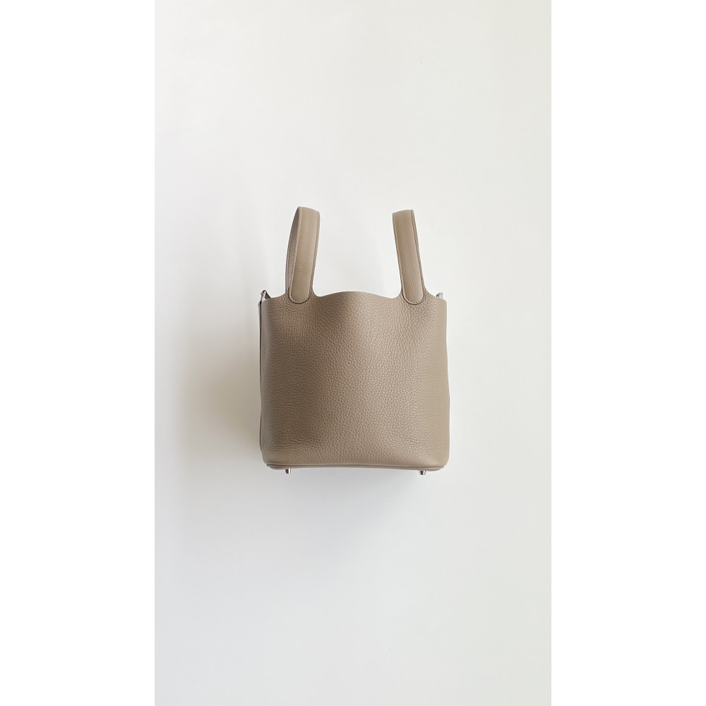 Hermès Picotin Lock Bag 18cm – Asphalt Gray