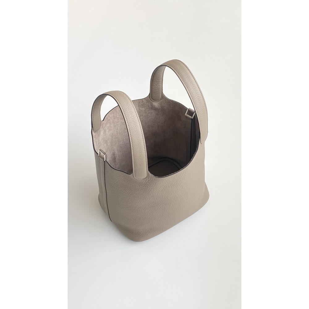 Hermès Picotin Lock Bag 18cm – Asphalt Gray