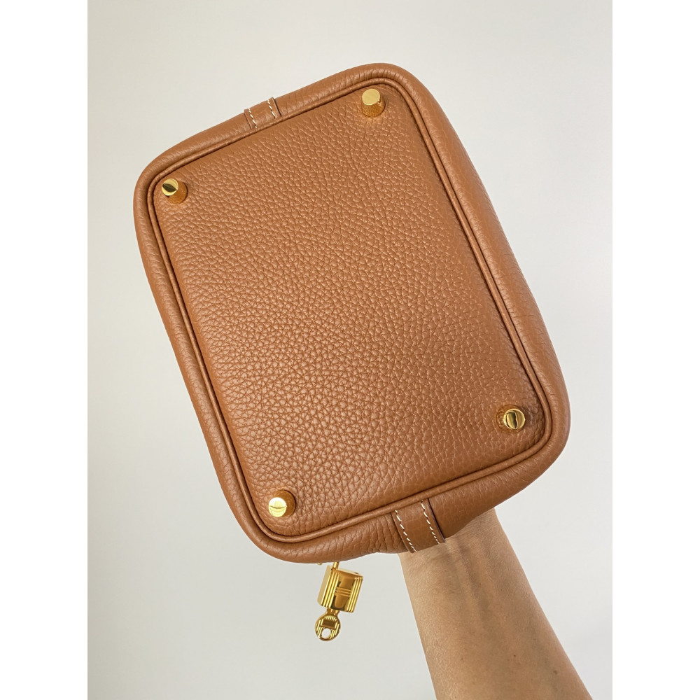 Hermès Picotin Lock Bag 18cm – Golden Brown