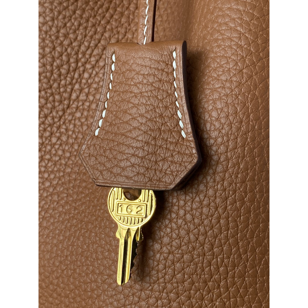 Hermès Picotin Lock Bag 18cm – Golden Brown