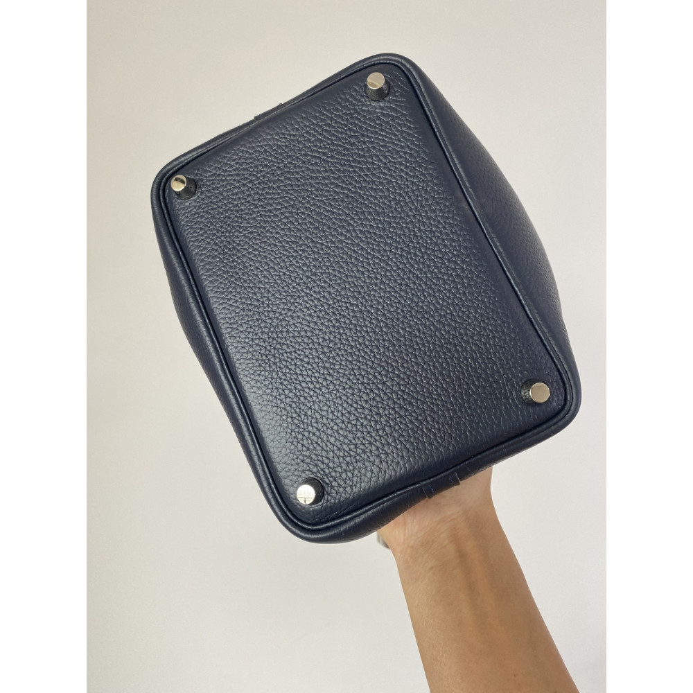 Hermès Picotin Lock Bag 18cm – Midnight Blue