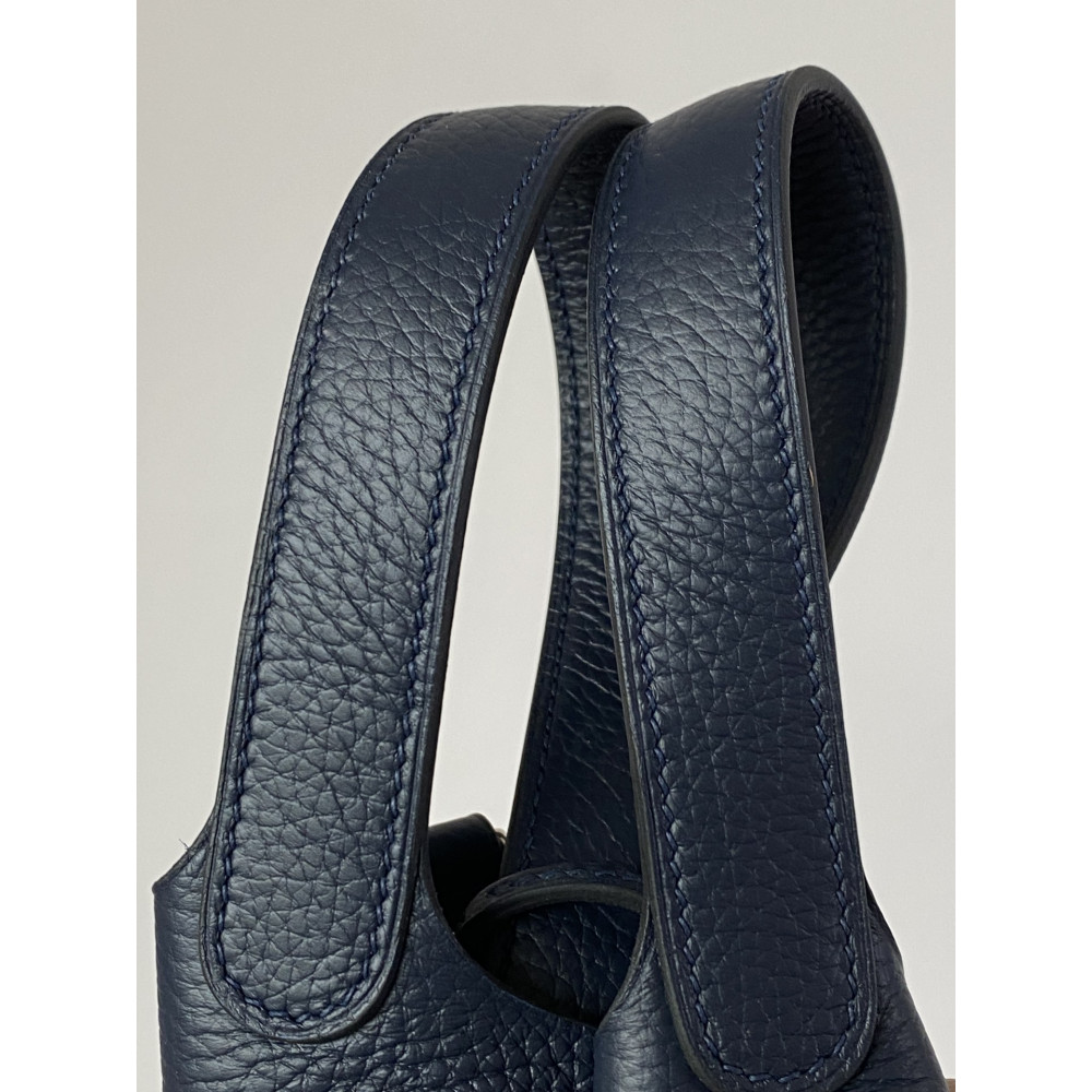 Hermès Picotin Lock Bag 18cm – Midnight Blue