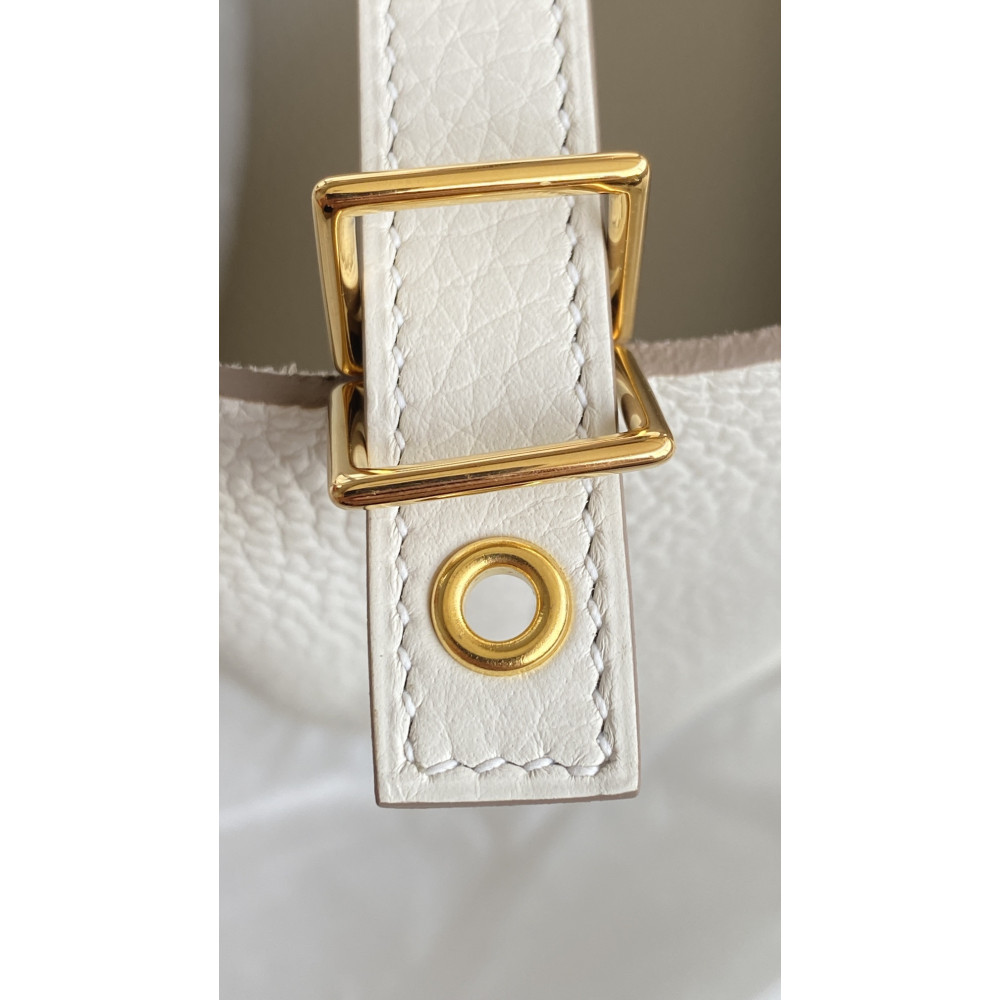 Hermès Picotin Lock Bag 18cm – Milkshake White