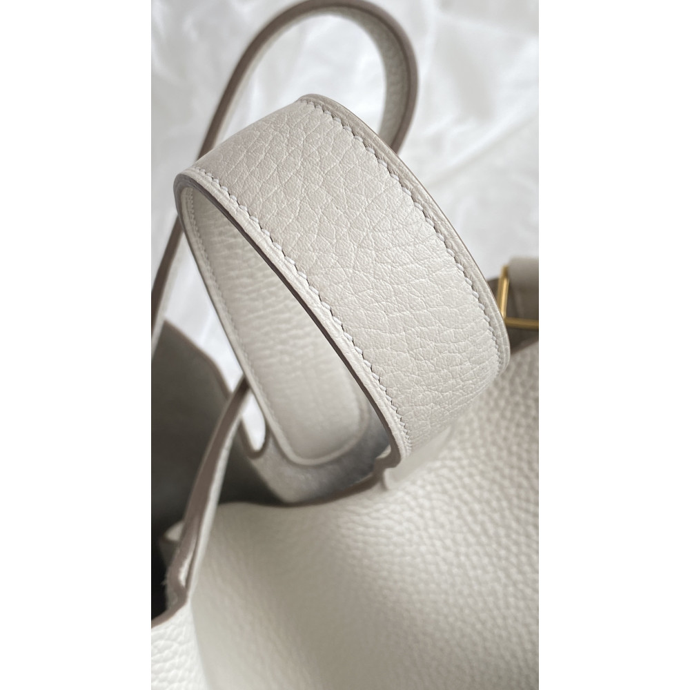 Hermès Picotin Lock Bag 18cm – Milkshake White