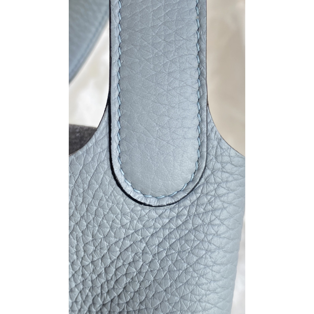 Hermès Picotin Lock Bag 18cm – Seagull Gray