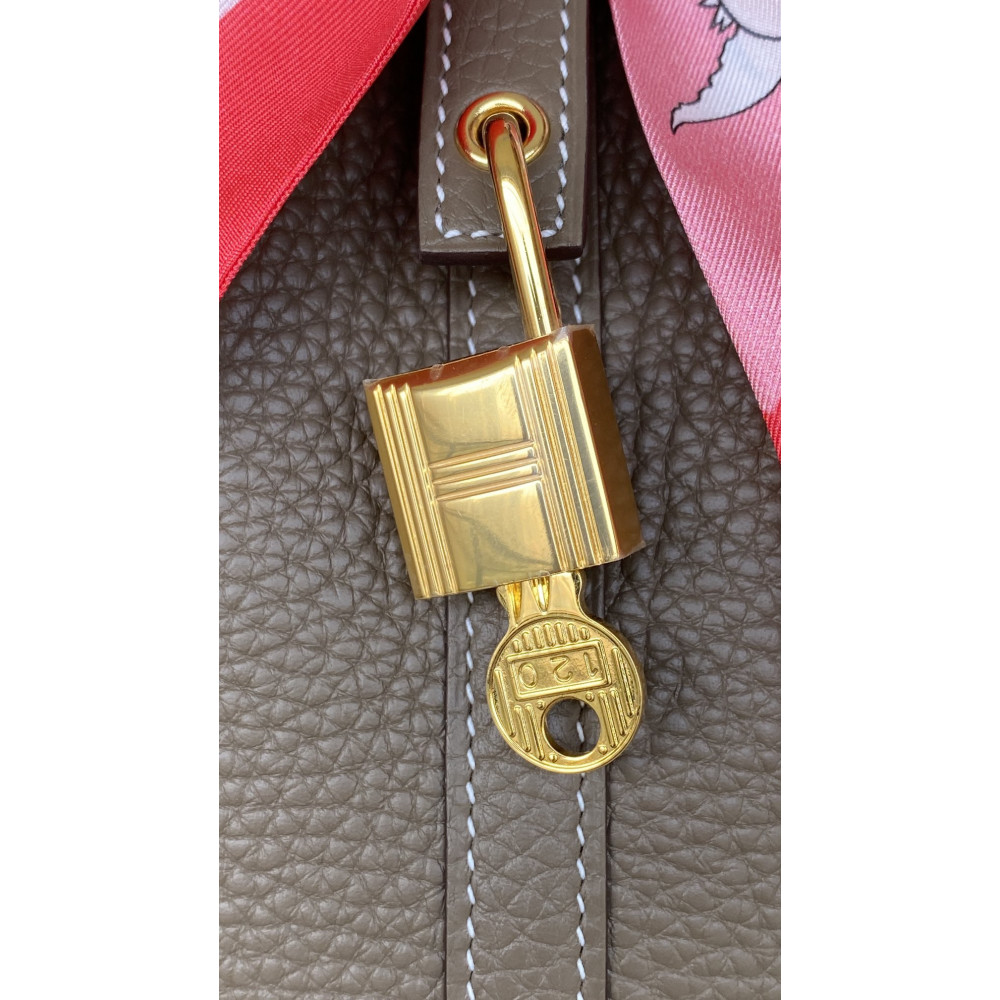 Hermès Picotin Lock Bag 18cm – Elephant Gray