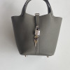 Hermès Picotin Lock Bag 18cm – Thunderhead Gray
