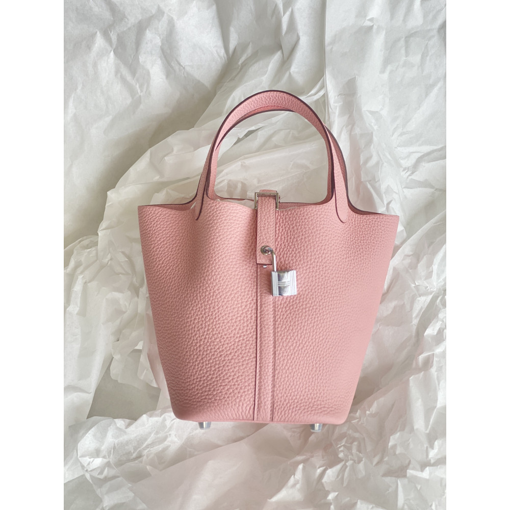 Hermès Picotin Lock Bag 18cm – 3Q Sakura Pink!