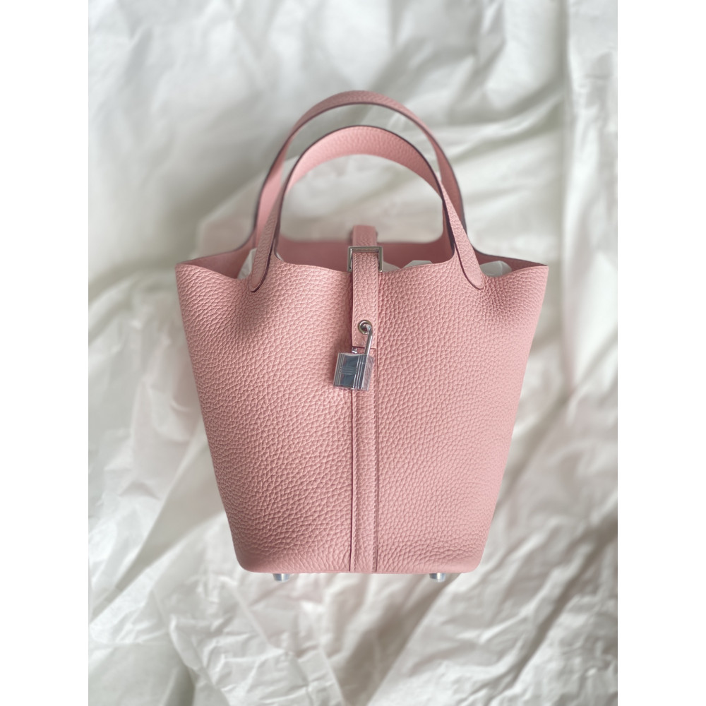 Hermès Picotin Lock Bag 18cm – 3Q Sakura Pink!