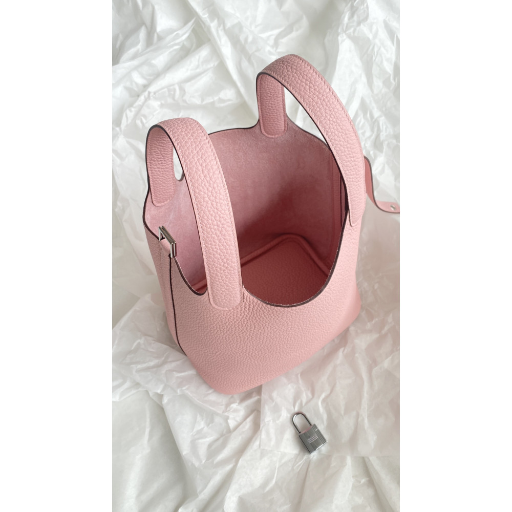 Hermès Picotin Lock Bag 18cm – 3Q Sakura Pink!