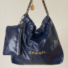 Chanel 22 Bag "Trash Bag" – Dark Blue Small 22 Bag