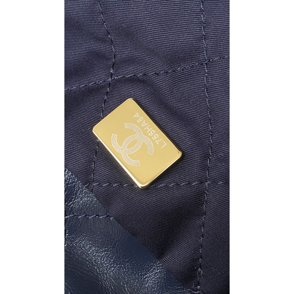 Chanel 22 Bag "Trash Bag" – Dark Blue Small 22 Bag