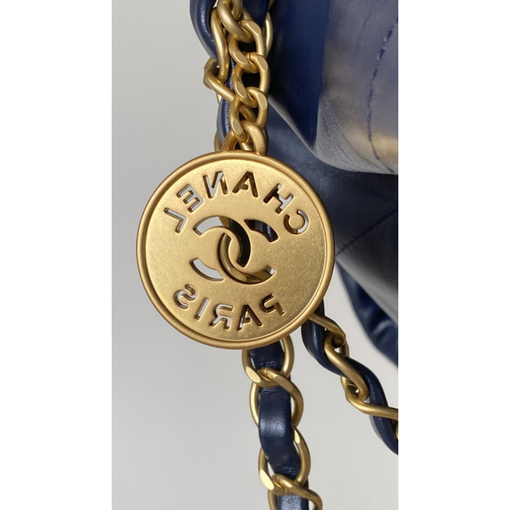 Chanel 22 Bag "Trash Bag" – Dark Blue Small 22 Bag