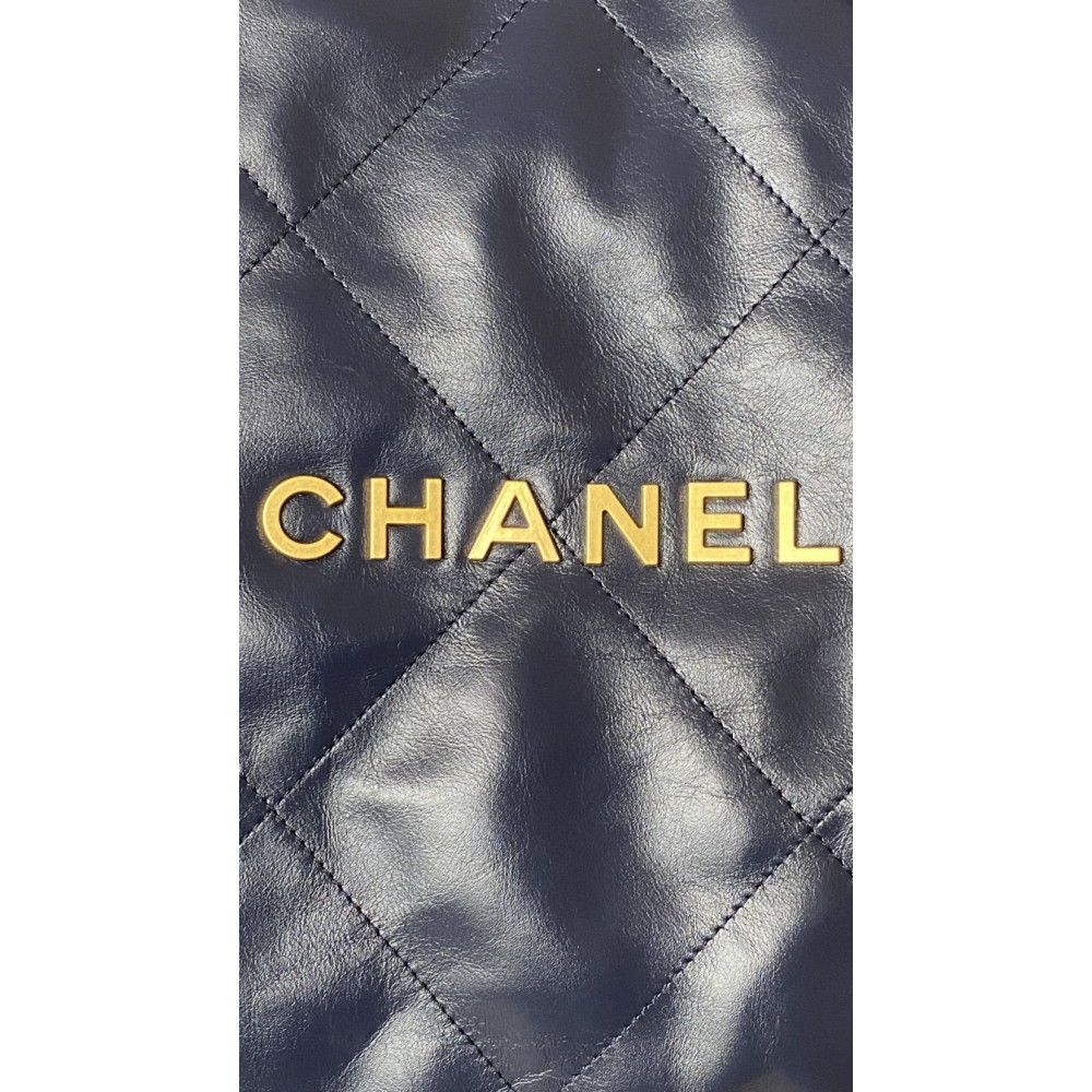 Chanel 22 Bag "Trash Bag" – Dark Blue Small 22 Bag