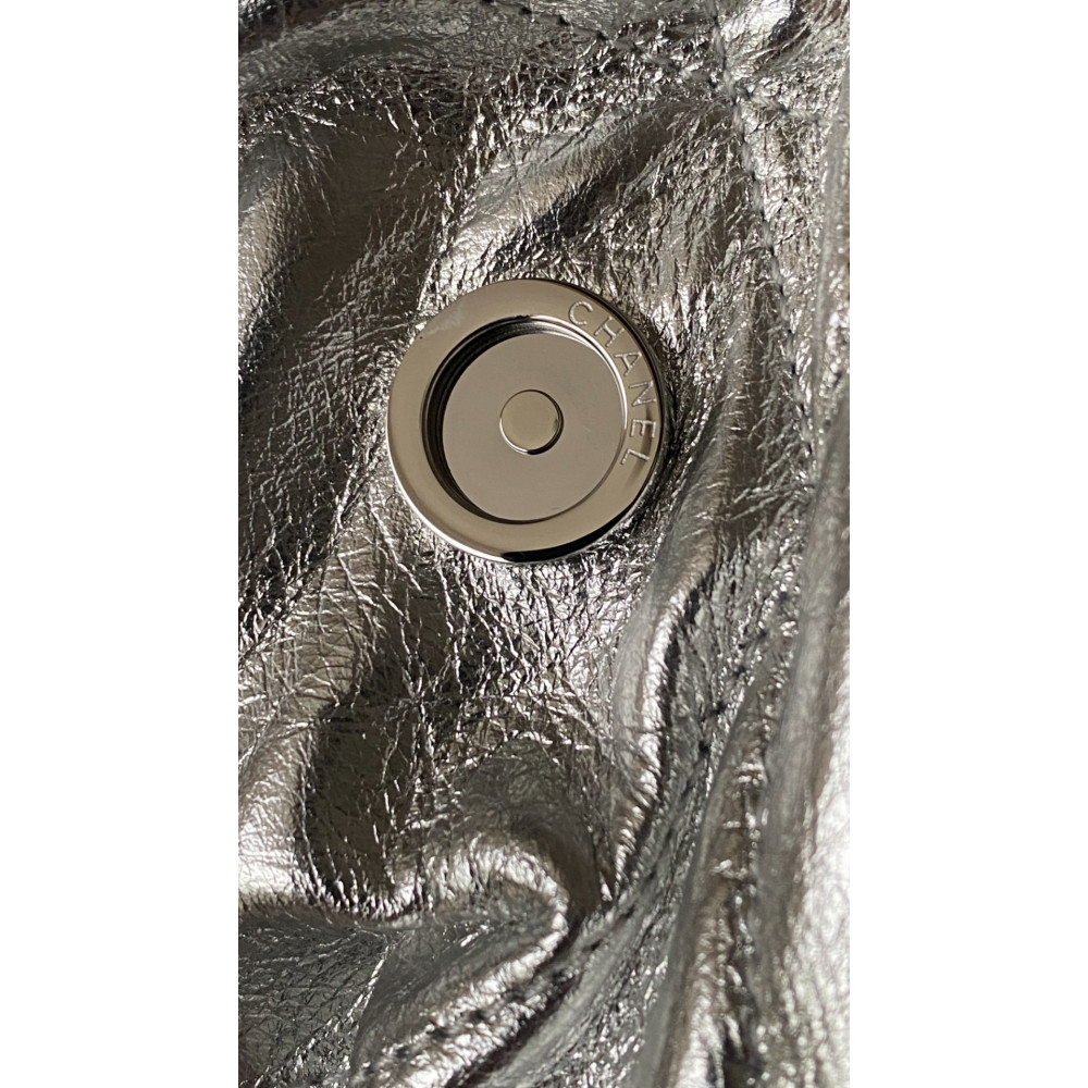 Chanel 22 Bag "Trash Bag" – Silver Small 22 Bag
