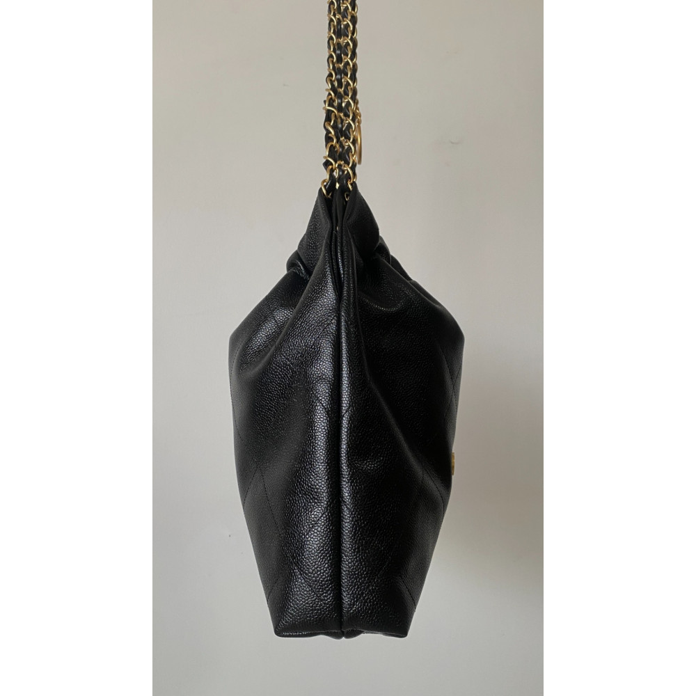 Chanel 24B New Arrival – Black Caviar Calfskin 22 Bag