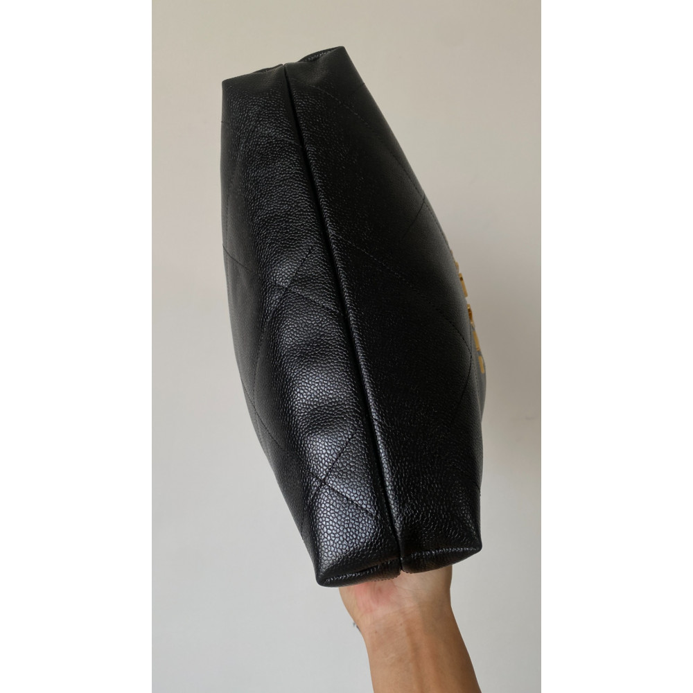 Chanel 24B New Arrival – Black Caviar Calfskin 22 Bag