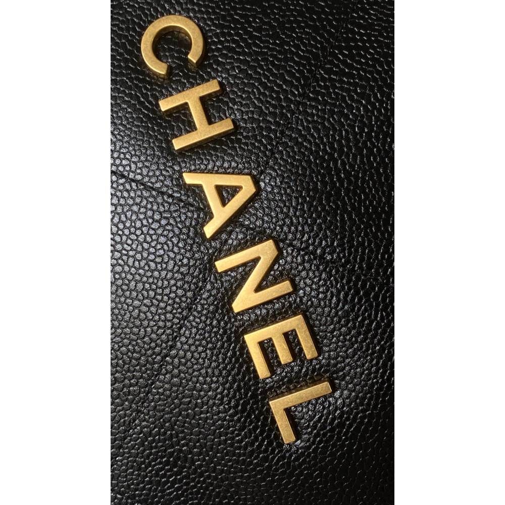 Chanel 24B New Arrival – Black Caviar Calfskin 22 Bag