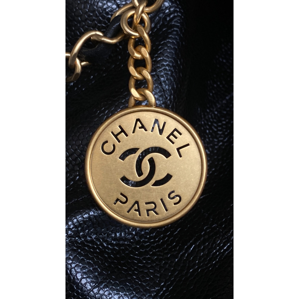 Chanel 24B New Arrival – Black Caviar Calfskin 22 Bag