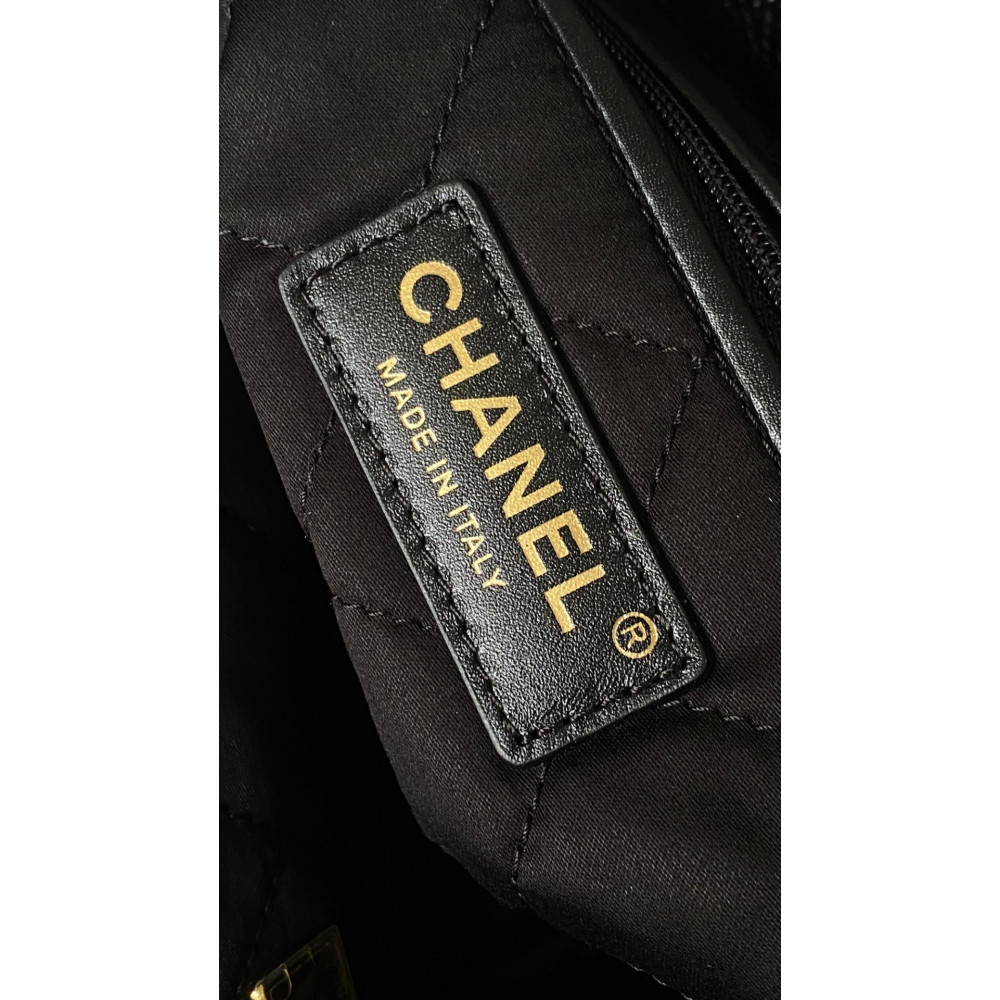 Chanel 24B New Arrival – Black Caviar Calfskin 22 Bag