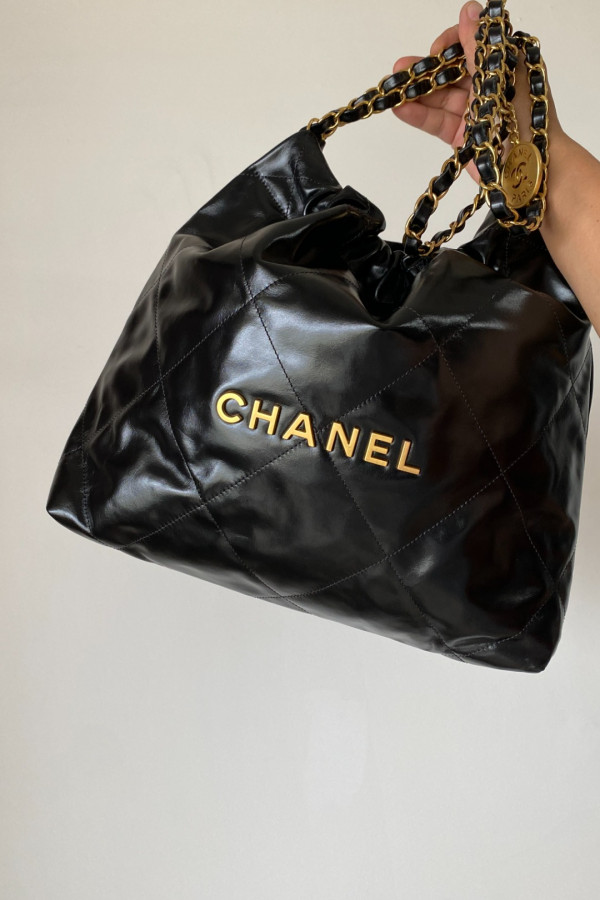 Chanel 22 Bag "Trash Bag" Shoulder Bag 