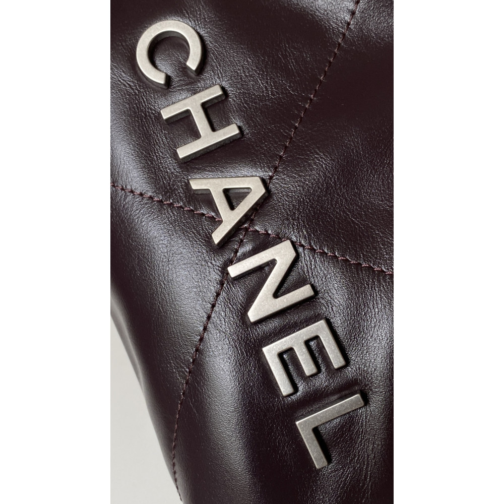 Chanel 23C chocolate brown mini 22Bag, 