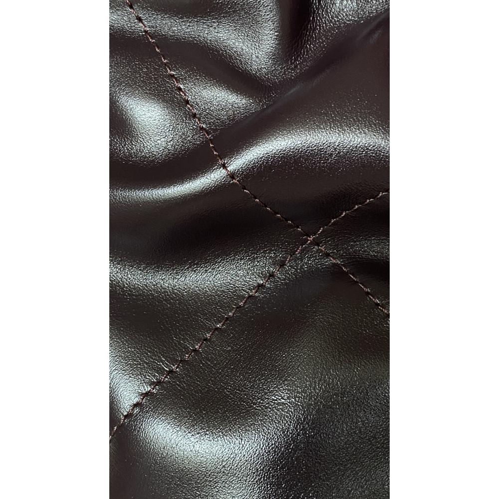 Chanel 23C chocolate brown mini 22Bag, 