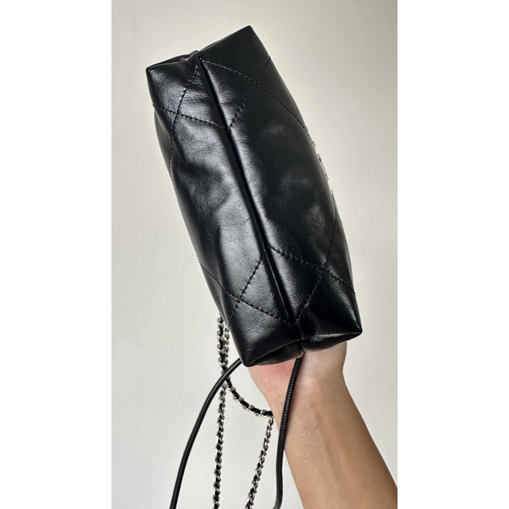 Chanel 23C black mini 22Bag, 