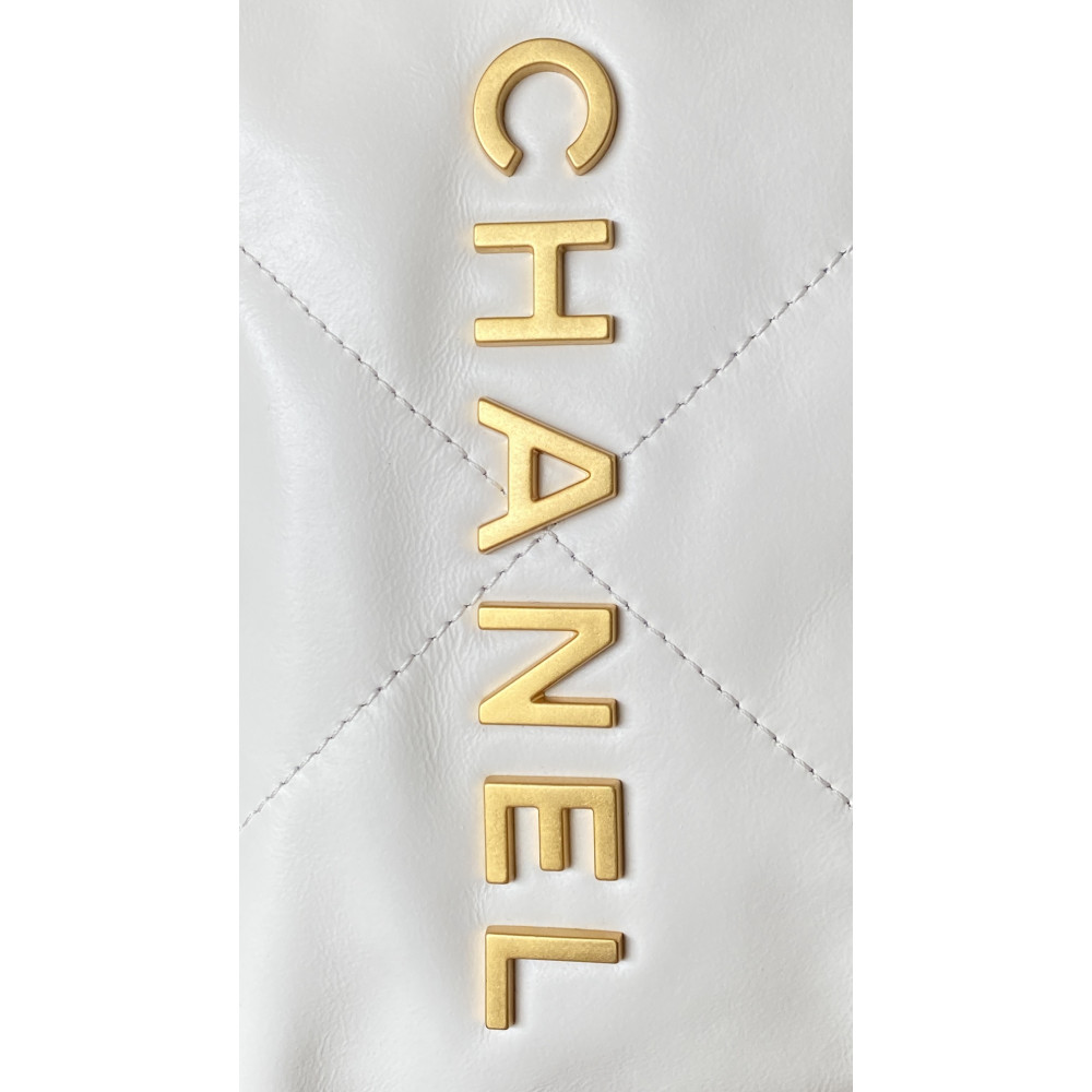 Chanel 23C white mini 22Bag