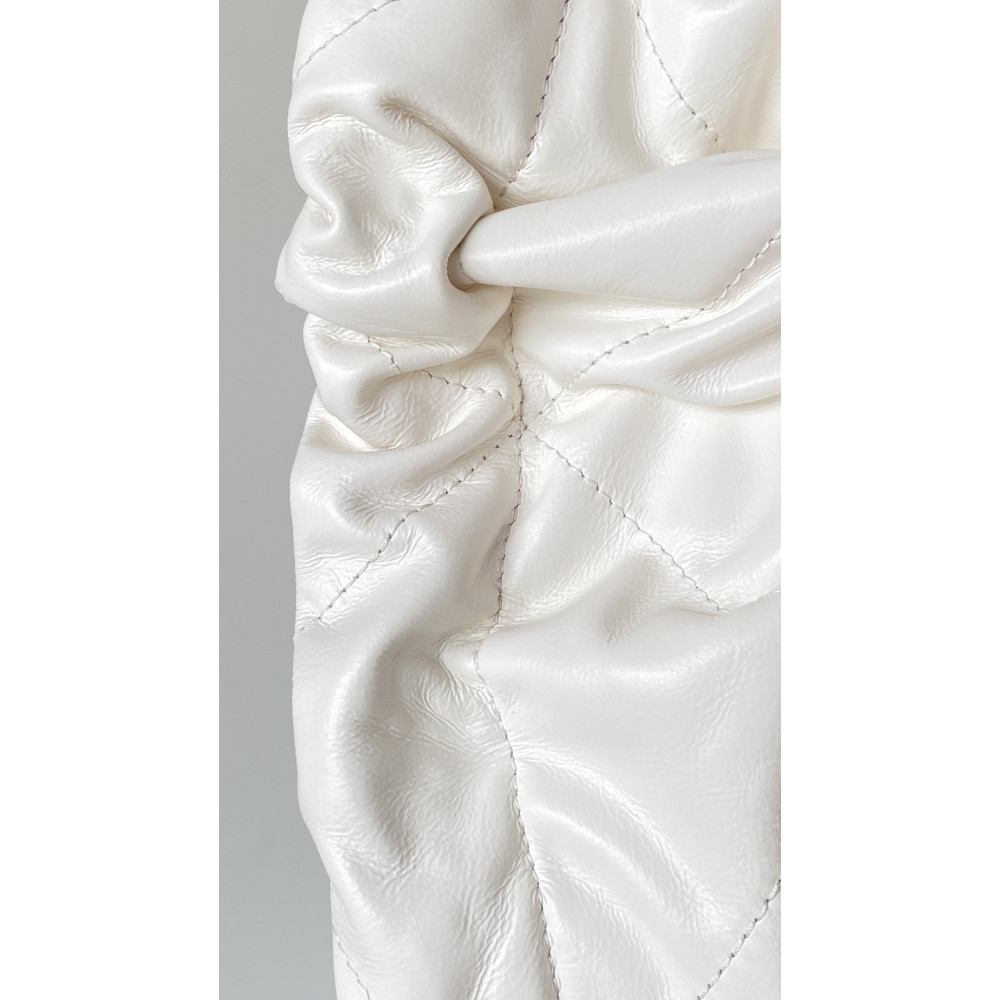 Chanel 23C white mini 22Bag